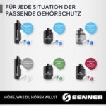 Senner MusicPro Hi-Fi Ohrstöpsel – Gehörschutz für Musik & Konzerte (SNR 20 dB)