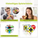 CUBIDI® Fidget Cube & Spinner – 2-in-1 Stresskiller für Kinder & Erwachsene