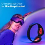 Manta Pro Schlafmaske – 100% Lichtdicht, atmungsaktiv & bequem für Seitenschläfer, Reise & Schichtarbeit