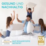 Wasserdichter Matratzenschoner aus Baumwolle – Oeko-TEX zertifiziert, mit Eckgummis