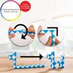 CUBIDI® Mini Magic Snakes 6er Set – Knobelspass für Gross & Klein