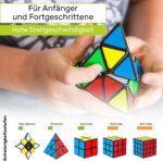 CUBIDI® - Zauberwürfel Pyramide - Spannender Pyraminx Brainteaser für Kinder und Erwachsene