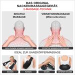 DONNERBERG® Shiatsu Massagegerät – Nacken & Schulter, mit Wärme & Vibration