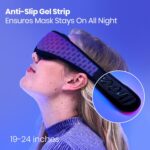 Manta Pro Schlafmaske – 100% Lichtdicht, atmungsaktiv & bequem für Seitenschläfer, Reise & Schichtarbeit