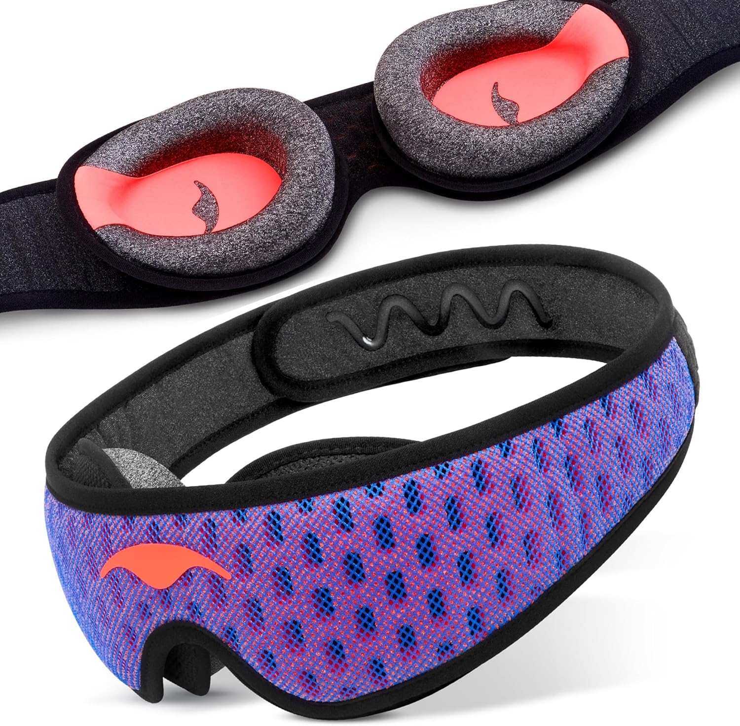 Manta Pro Schlafmaske – 100% Lichtdicht, atmungsaktiv & bequem für Seitenschläfer, Reise & Schichtarbeit