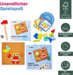 CUBIDI® Hammerspiel ab 3 – Kreatives Montessori-Spielzeug