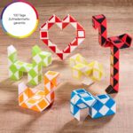 CUBIDI® Mini Magic Snakes 6er Set – Knobelspass für Gross & Klein
