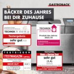 GASTROBACK Brotbackautomat Advance – 18 Programme, Joghurtfunktion, Timer, Zutatenfach & Sichtfenster in Edelstahloptik.