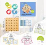CUBIDI® Montessori Geobrett – Fördert Feinmotorik & Fantasie