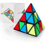 CUBIDI® - Zauberwürfel Pyramide - Spannender Pyraminx Brainteaser für Kinder und Erwachsene