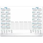 PRIMUS PRINT Schreibtischunterlage Papier DIN A2-2025 & 2026 Jahreskalender - 80g Dickes Naturpapier