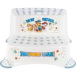 keeeper Paw Patrol Tritthocker Igor – 2-stufig & rutschfest, ab 3 Jahre, Weiß