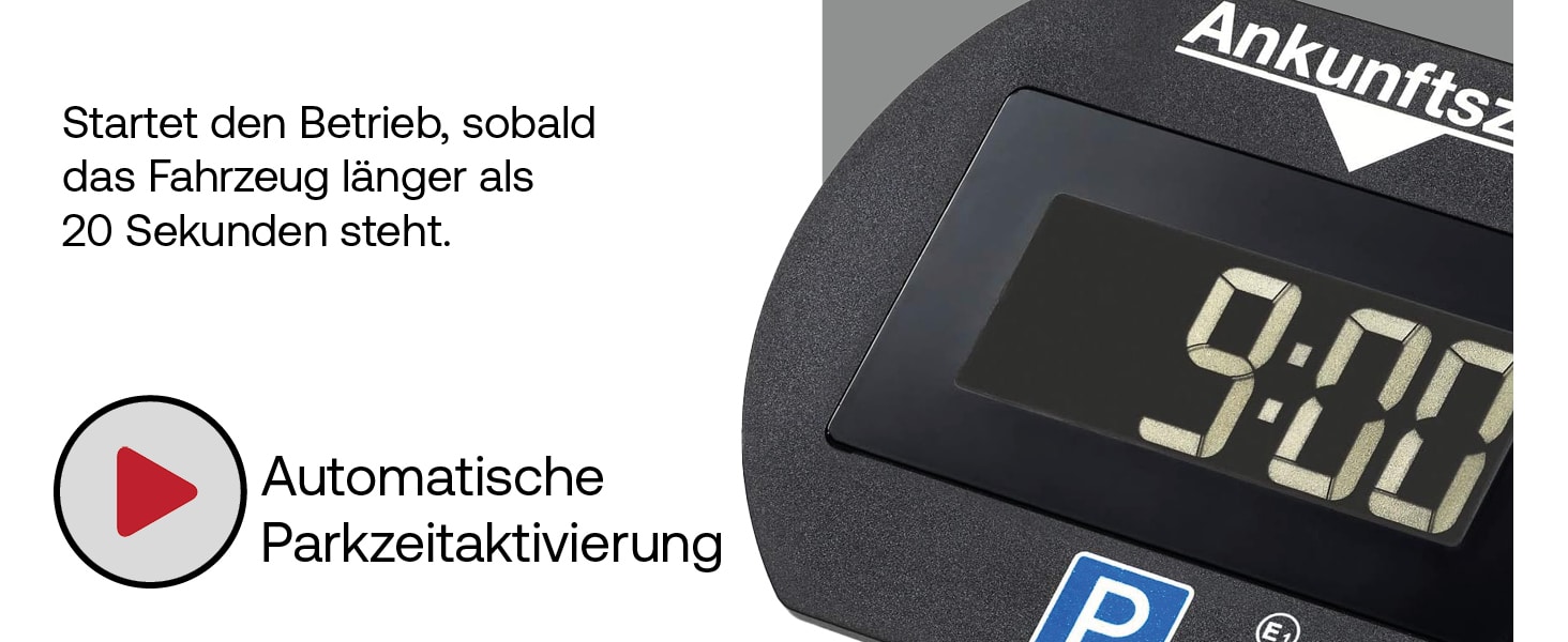 Needit Park Lite – Elektronische Parkscheibe mit KBA-Zulassung & 2 Displays