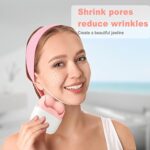 Leeshine Eisroller 2in1 – Gesicht & Augen kühlen, Schwellungen lindern, mit Etui (Pink)