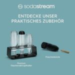 SodaStream Glasflasche 1 L – Kompatibel mit DUO/E-DUO