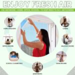 Apalus Fliegengitter Fenster – Zuschneidbar, inkl. Klettband & Montagezubehör