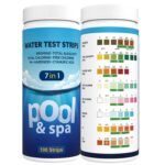 AKSBTEC 7-in-1 Pool Teststreifen – Schneller Wassertester für pH, Chlor & mehr