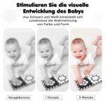 URMYWO Schwarzes & Weisses Babybuch