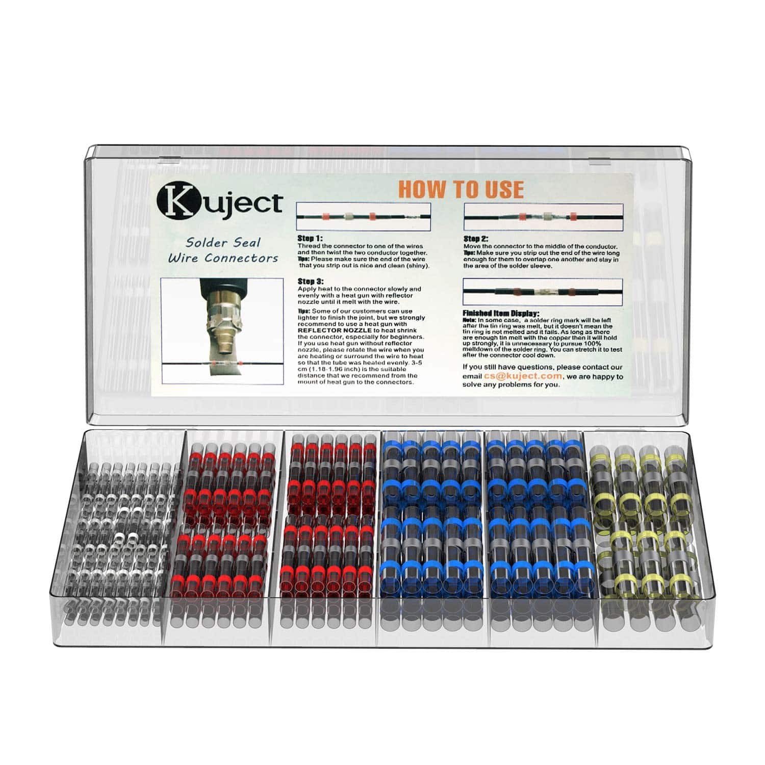 Kuject Lötverbinder Set Kuject Lötverbinder Set – Wasserdichte Kabelverbinder für Auto & Boot