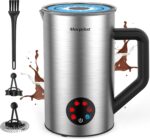 Elektrischer 6-in-1 Milchaufschäumer – Heiss, Kalt & Schokolade, 350 ml, Antihaft, leicht zu reinigen