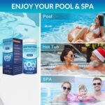 AKSBTEC 7-in-1 Pool Teststreifen – Schneller Wassertester für pH, Chlor & mehr