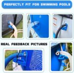 2er Set Pool-Schlauchhalter – Für 26–38 mm Rohre, passend für Intex & Bestway