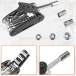 ROCKBROS 16-in-1 Fahrrad-Multitool – Faltbares Reparaturset