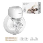KISSBOBO Elektrische Milchpumpe – 193 g, 3 Modi, 9 Stufen, 21/24 mm Flansch