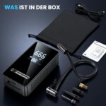 Elektrische Luftpumpe 150 PSI – Akku-Kompressor mit LED & 6000 mAh