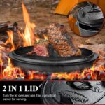 Overmont Dutch Oven Gusseisen