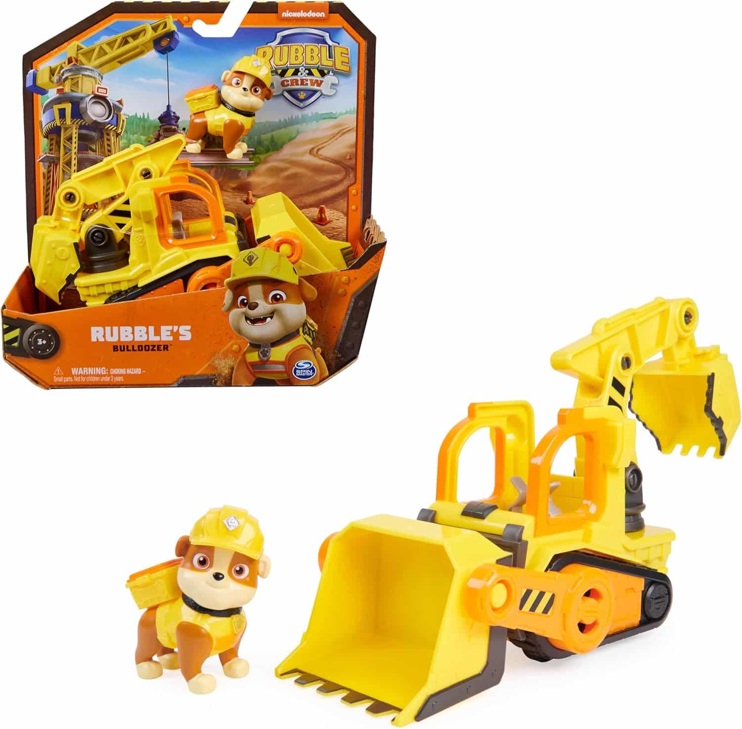Rubble & Crew Baufahrzeug mit Figur – Spielzeug ab 3 Jahren