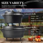 Overmont Dutch Oven Gusseisen