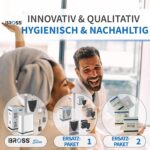 BROSS® Silikon-Klobürste – Antibakteriell & Wandmontage