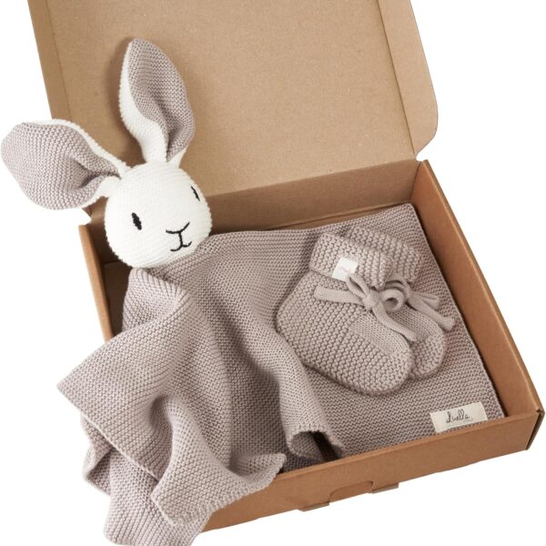 Livella Bio-Kuscheltuch Hase mit Söckchen – GOTS & Oeko-TEX®