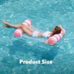 Sloosh 2er Set Pool-Hängematten – 4-in-1 Aufblasbare Wasserlounges für Erwachsene