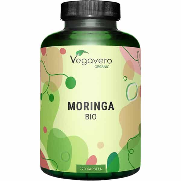 Bio Moringa Kapseln 1800 mg – 270 Stück, vegan, laborgeprüft, made in Germany
