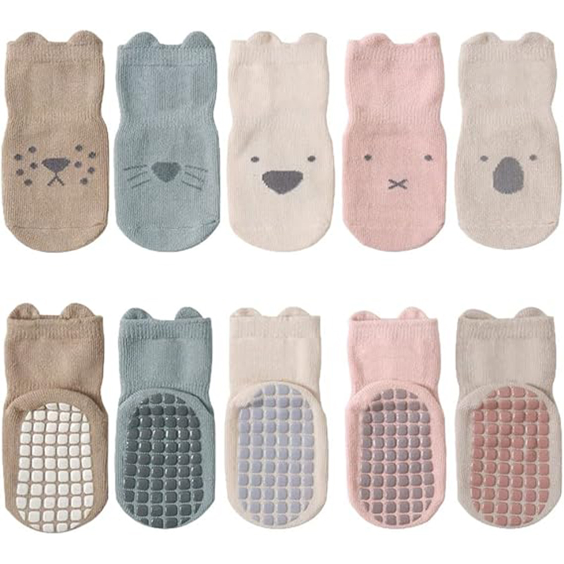 Untitled-1-Recovered FedMois 5er Pack Rutschfeste Baby-Socken mit Tiermotiven