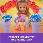 Kinetic Sand Softeis Station – Magischer Sand (396 g) & Zubehör für Kinder ab 3 Jahren