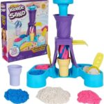 Kinetic Sand Softeis Station – Magischer Sand (396 g) & Zubehör für Kinder ab 3 Jahren