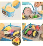 JOYIN Picknick-Küchenset für Kinder – Mit Musik, Licht & Farbwechsel-Essen