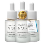 mellow NOIR Booster Serum – Straffendes Hyaluron, Vegan & Klimaneutral – 15 ml (3er Pack)