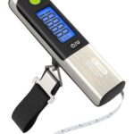 Dr.meter Digitale Kofferwaage mit Maßband LCD Display