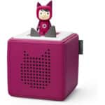tonies Toniebox Starter Set inkl. 1 Kreativ Figur, Audioplayer für Hörbücher und Lieder für Kinder, einfach zu bedienende kabellose Musikbox BZW. Lautsprecher, 7 Std. Akku