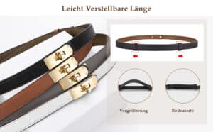 modischer Damengürtel