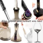 M. ROSENFELD Premium Shisha Reinigungsset – 4 Bürsten & 500 Edelstahlperlen | Komplettes Set für gründliche Wasserpfeifenreinigung (5-teilig) – Bild 6