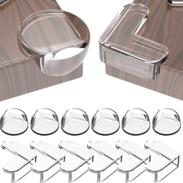 Peakally Eckenschutz Baby – Transparente Silikon-Kantenschützer 12x,16x,30x Stück