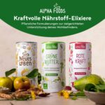 Alpha Foods Superfood Shake – Grüne & Rote Kraft Mischung, Vitalstoffe für Energie & Wohlbefinden – Bild 6
