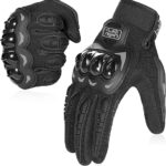 COFIT Motorradhandschuhe für Damen & Herren, atmungsaktiv mit Hartknöchelschutz & Touchscreen für BMX, ATV, MTB & Radfahren