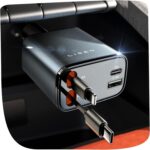 LISEN 4-in-1 Zigarettenanzünder USB-C 75W Ladegerät