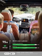 LISEN 4-in-1 Zigarettenanzünder USB-C 75W Ladegerät